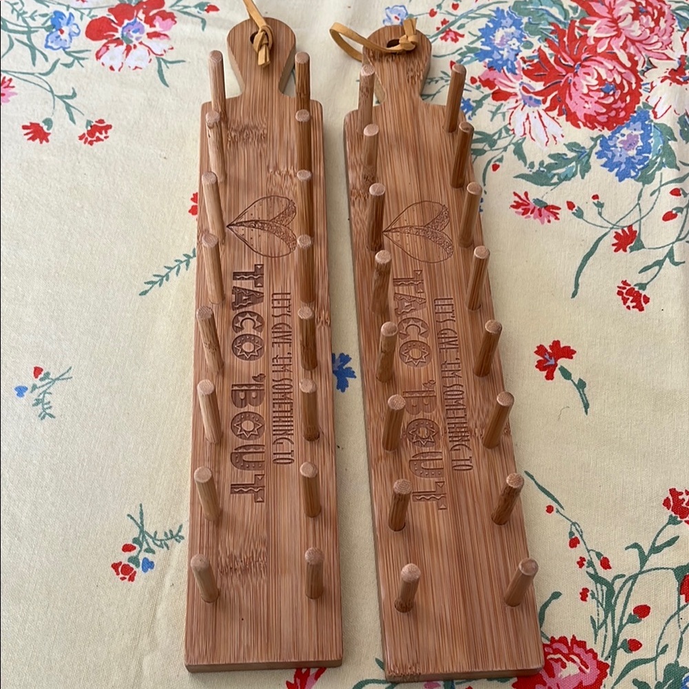 Bamboo Taco holder